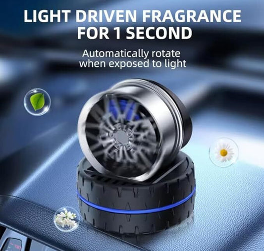 Solar Rotating Car Dashboard Air Freshener/Perfume Diffuser