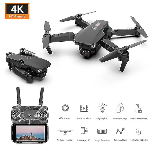 E88 Dual Camera Foldable Drone Pro
