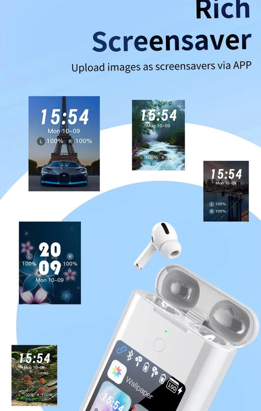 Wireless Earbuds with 8000mAh Power Bank