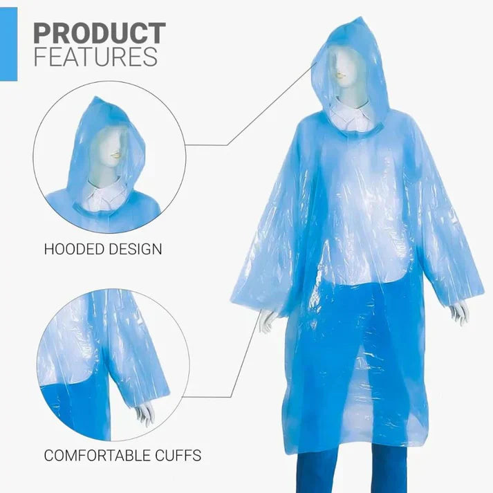 Unisex Disposable Rain Card (pack of 5)