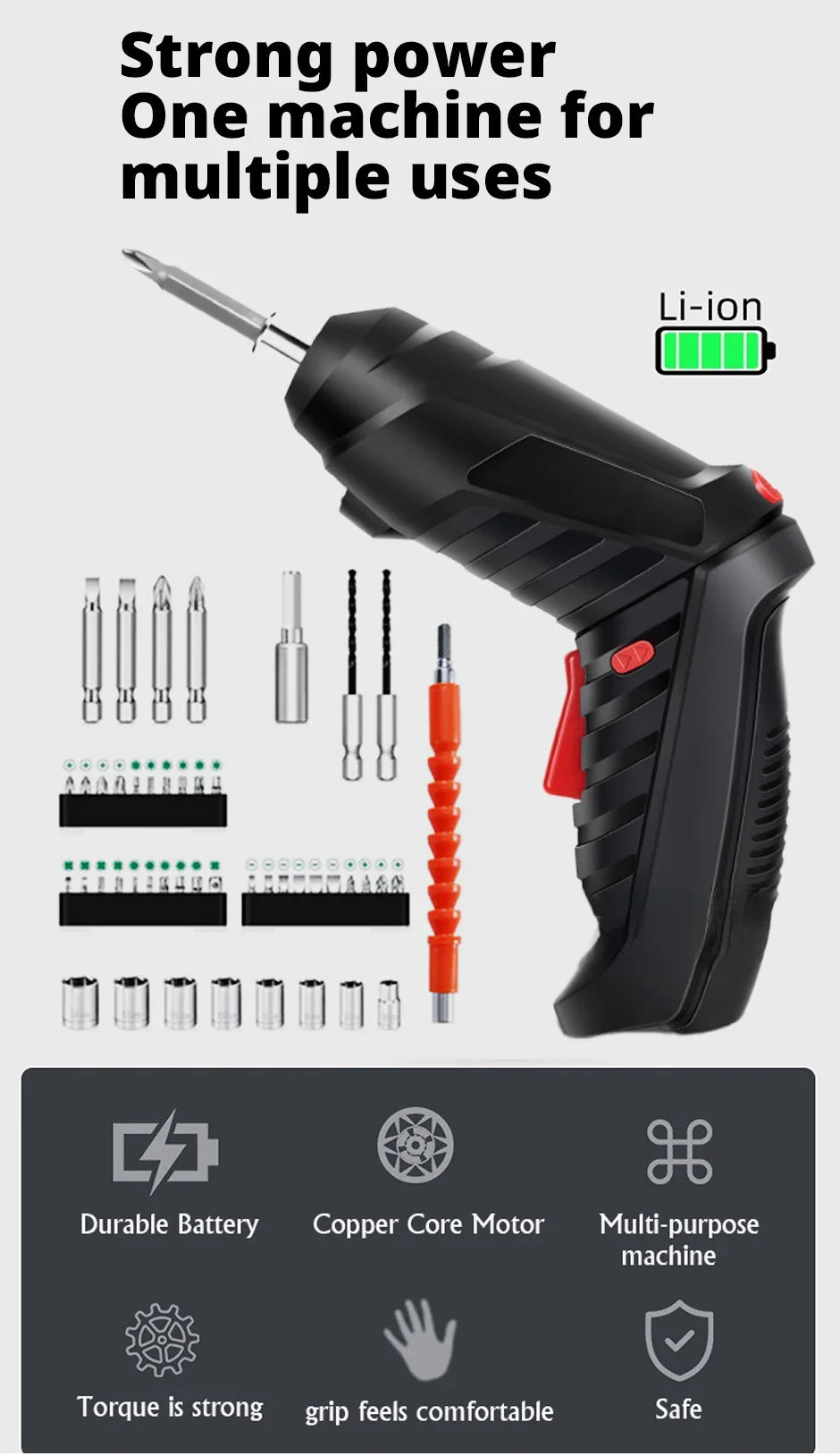 Portable Screwdriver Hand Drill
