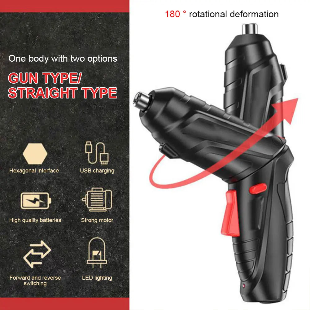 Portable Screwdriver Hand Drill