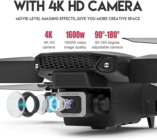 E88 Dual Camera Foldable Drone Pro