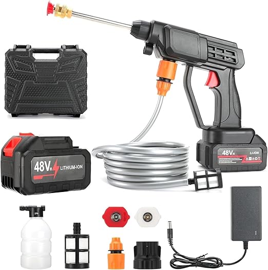 48V Rechargeable High Pressure Washer