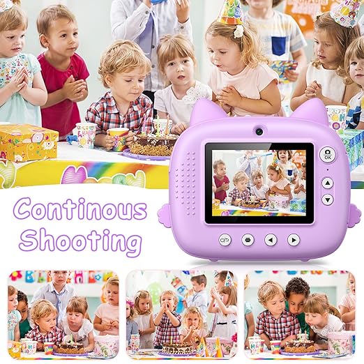 2.5K Digital Video Instant Print Camera for Kids