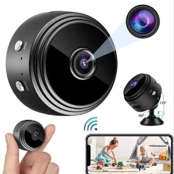 AB SmartEye Mini Wireless WiFi Security Camera | HD 1080p Indoor Video Recorder