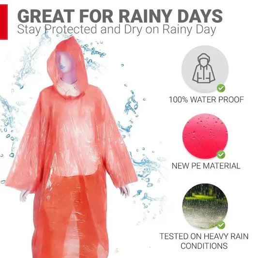 Unisex Disposable Rain Card  (pack of 5)