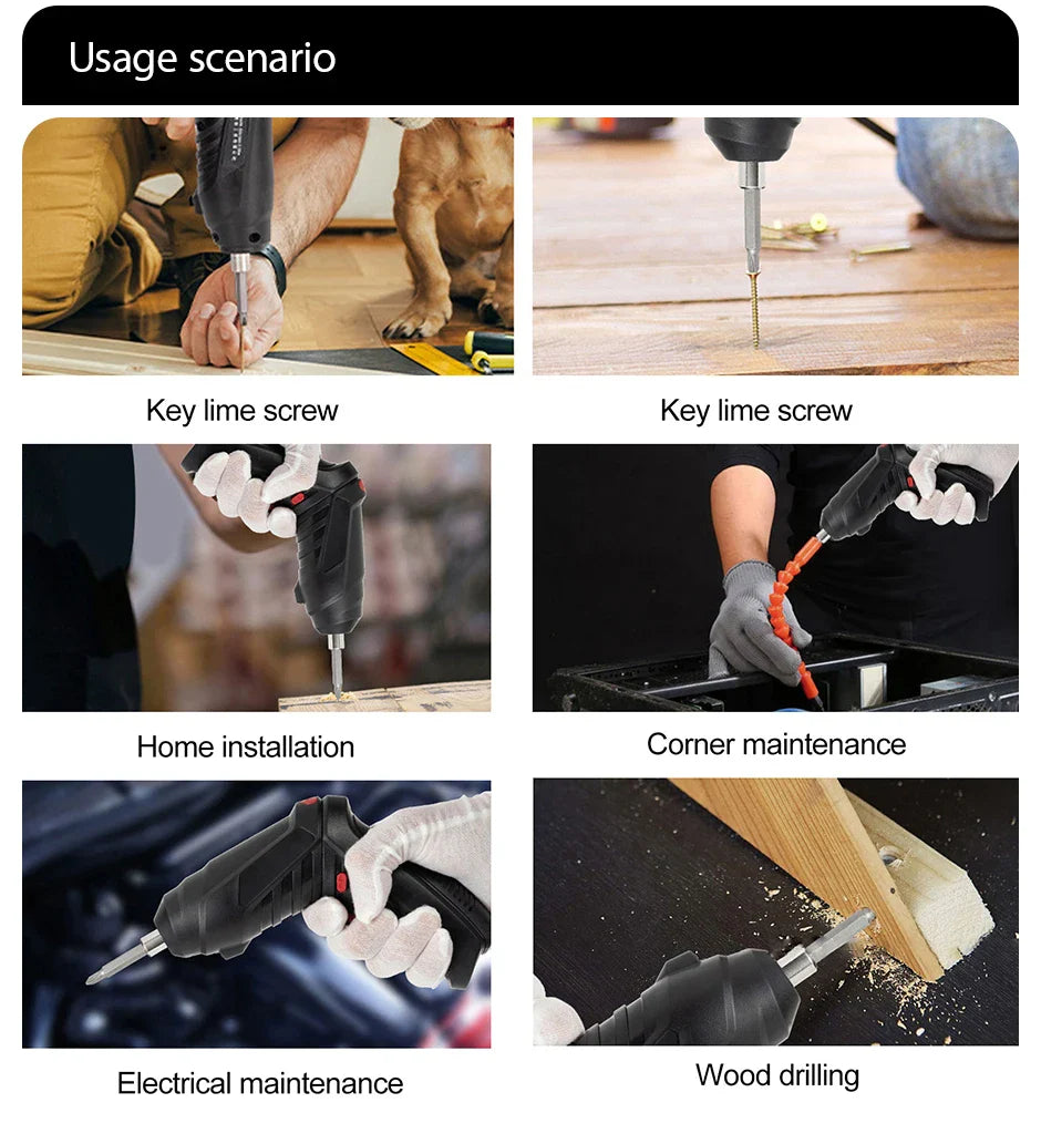 Portable Screwdriver Hand Drill
