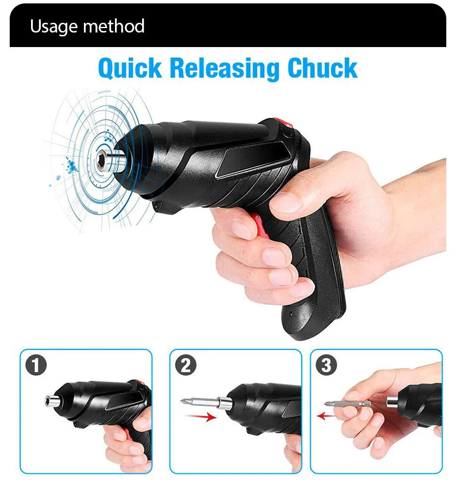Portable Screwdriver Hand Drill