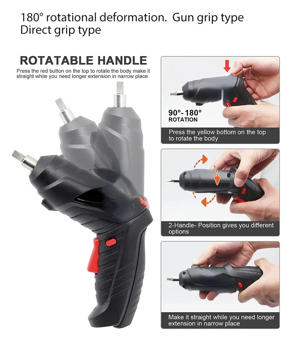 Portable Screwdriver Hand Drill