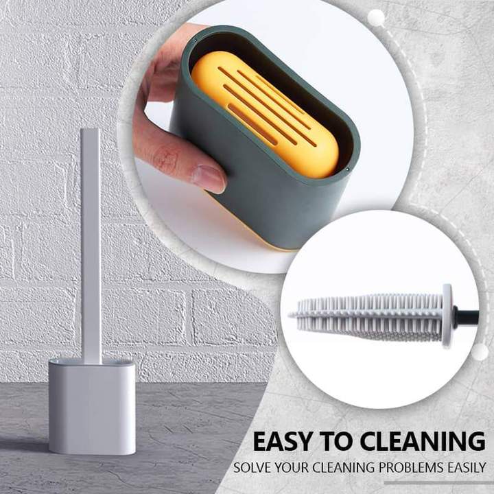 Silicone toilet brush