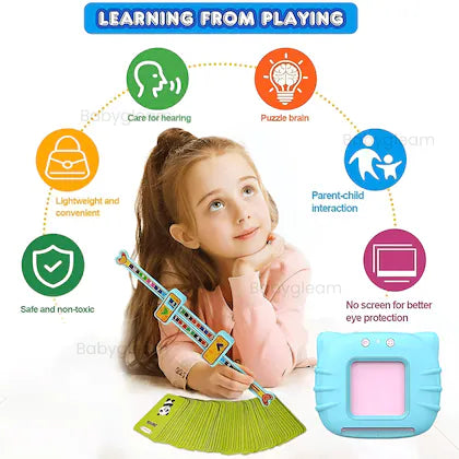 Early Educational Intelligent Electric Kids Language Card Reader 224