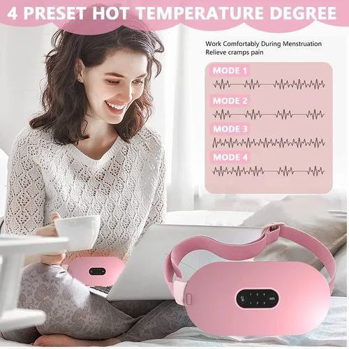 Electric Menstrual Heating Period Cramp Massager