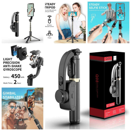 Gimbal Stabilizer selfile stick tripod