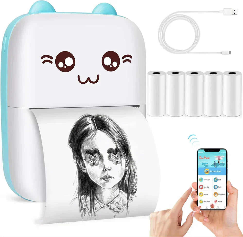Mini Portable Thermal Printer
