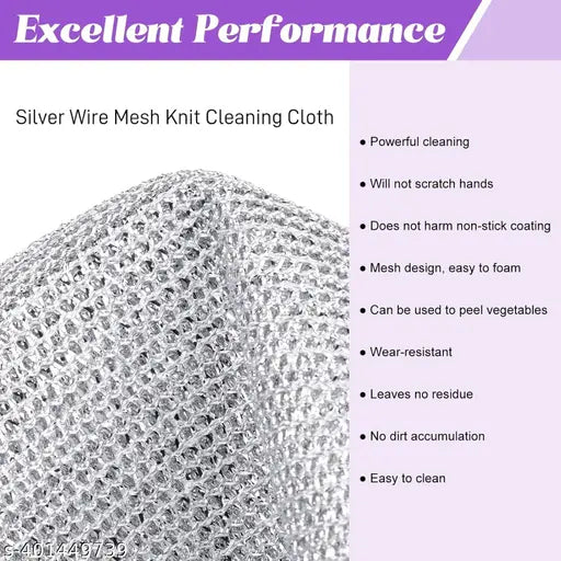 Multipurpose Wire Dishwashing Scrubber
